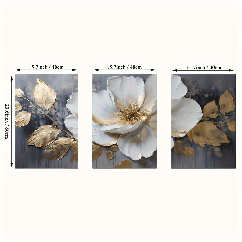 Canvas Art Set - Frameless, Vibrant Wall Decor, 15.7x23.6 inches