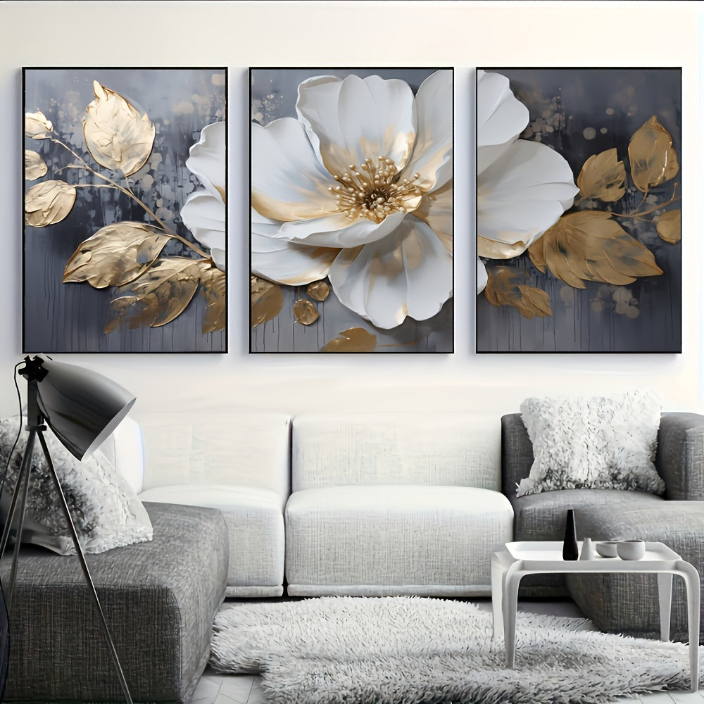 Canvas Art Set - Frameless, Vibrant Wall Decor, 15.7x23.6 inches