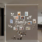 A Set of Mirror-Finish Acrylic Puzzle Photo Trees