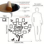 A Set of Mirror-Finish Acrylic Puzzle Photo Trees