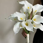 12pcs White Calla Lilies Artificial Flowers