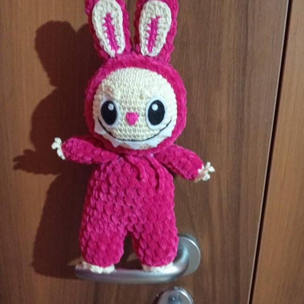 Smiling Bunny Amigurumi Labubu Inspired PDF Version