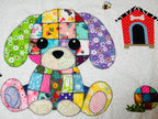Patchwork Puppy Quilt Pattern PDF – Instant Download Baby Blanket or Wall Hanging