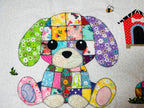 Patchwork Puppy Quilt Pattern PDF – Instant Download Baby Blanket or Wall Hanging