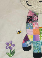 Patchwork Giraffe Quilt Pattern: Applique Baby Blanket, Wall Hanging PDF Download