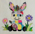 Patchwork Donkey Quilt Pattern PDF Baby Blanket & Wall Hanging Applique Farm Design
