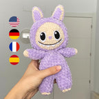 Smiling Bunny Amigurumi Labubu Inspired PDF Version
