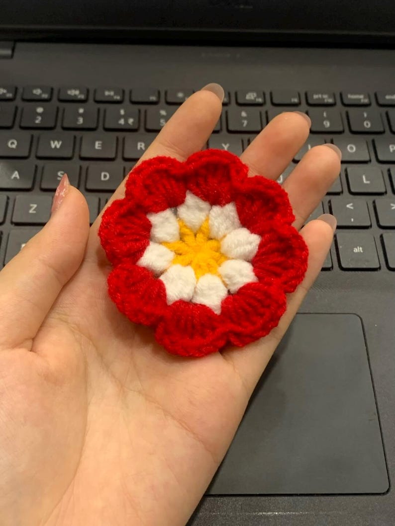 2 in 1 Flower Curtain Crochet Pattern, English PDF Version