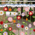 2 in 1 Flower Curtain Crochet Pattern, English PDF Version